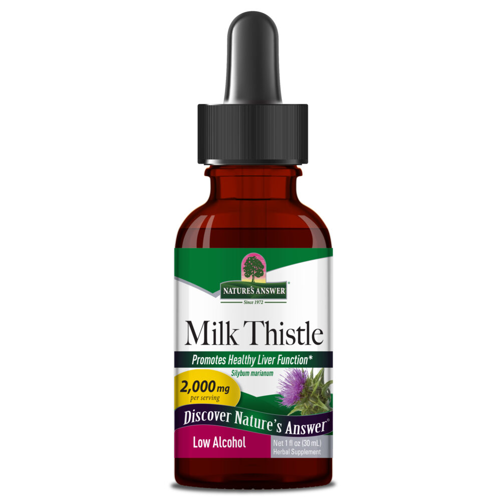 1101A Milk Thistle 1 Oz. High Res Vector Bottle